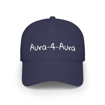 Custom 'Aura 4 Aura' Low-Profile Baseball Cap – 100% Cotton Twill Hat