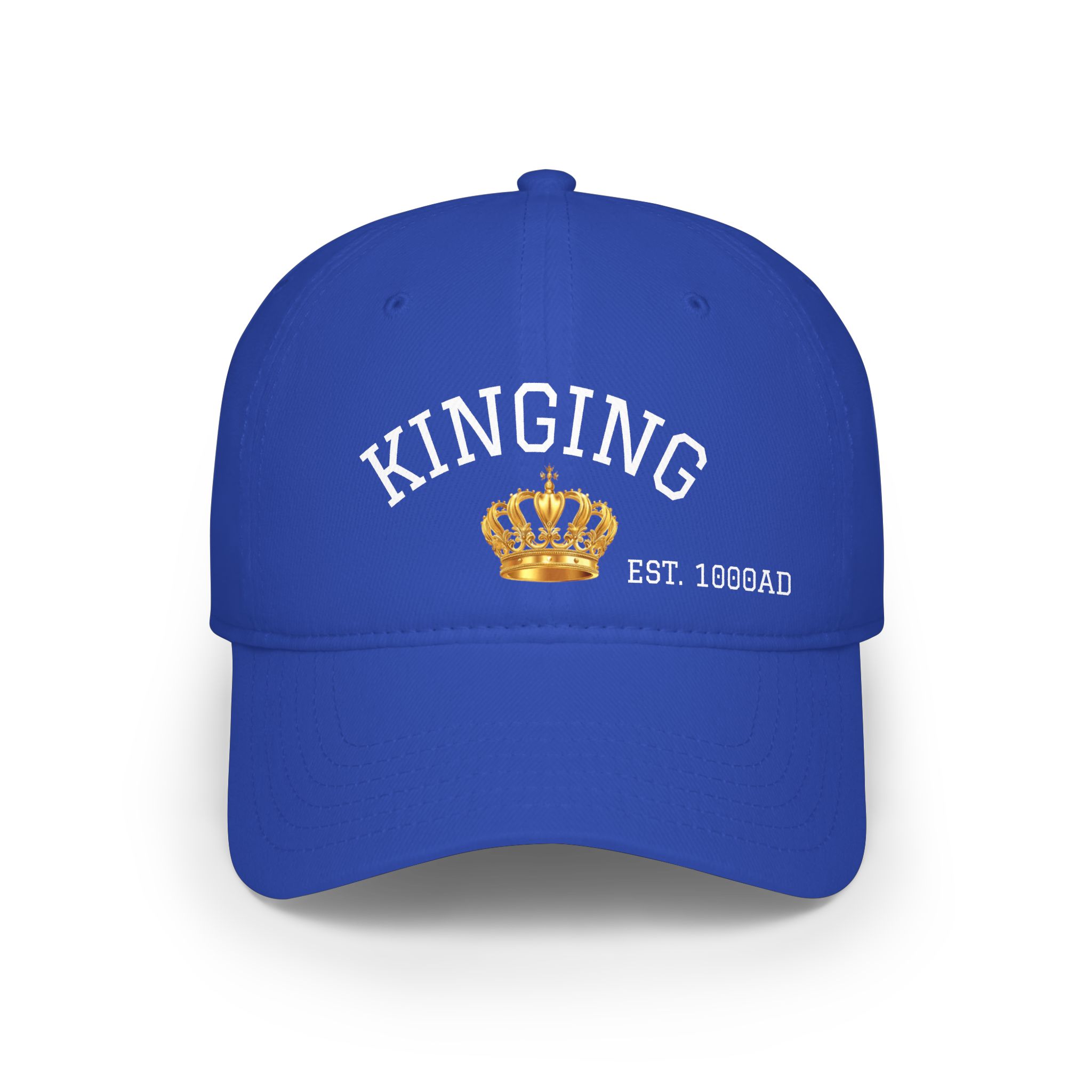 Custom 'Kinging' Low-Profile Baseball Cap – Cotton Twill Hat - Image 5