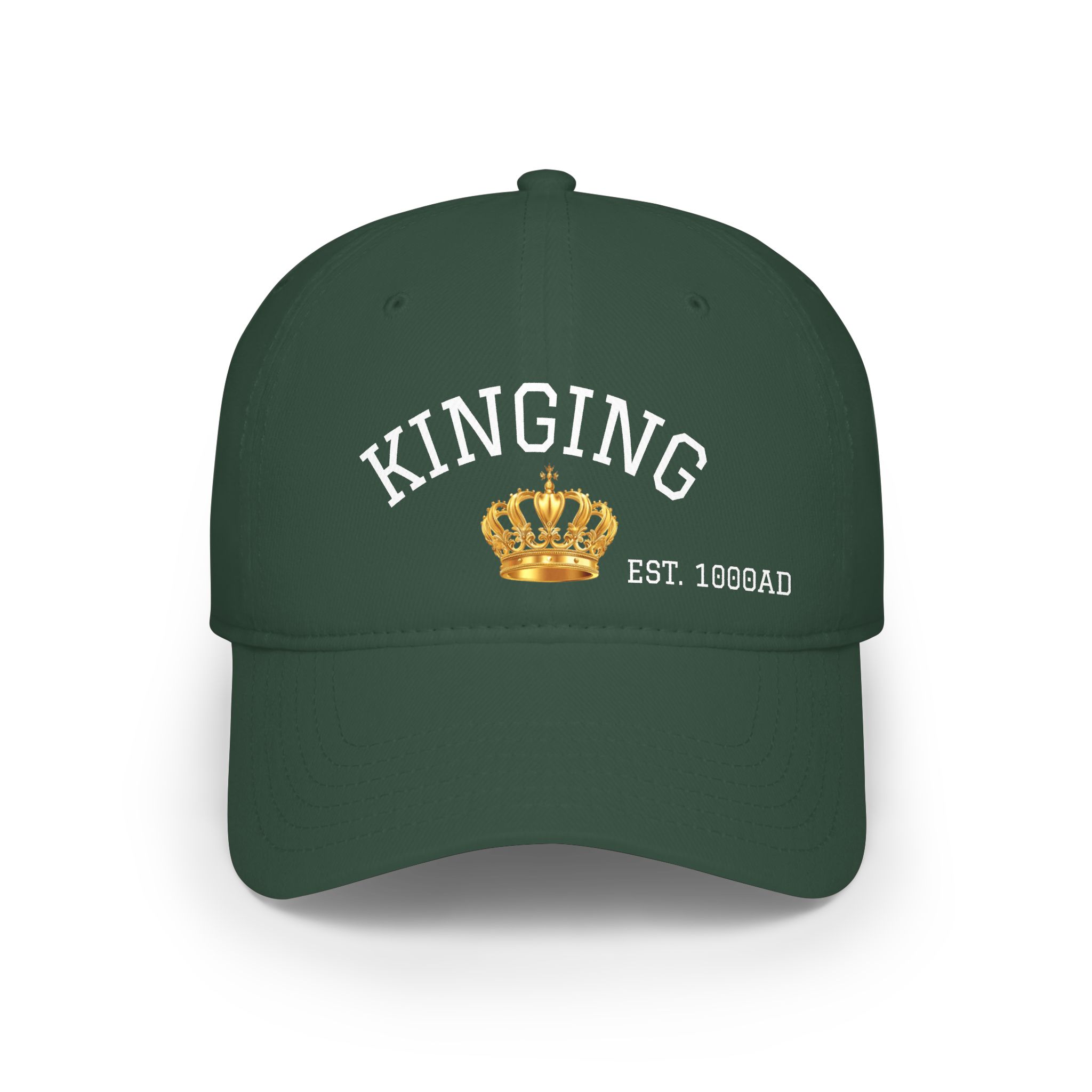 Custom 'Kinging' Low-Profile Baseball Cap – Cotton Twill Hat