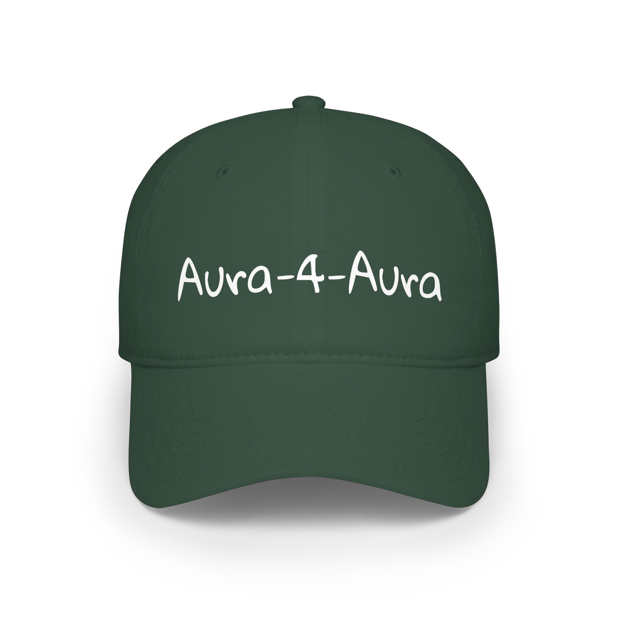 Custom 'Aura 4 Aura' Low-Profile Baseball Cap – 100% Cotton Twill Hat - Image 4