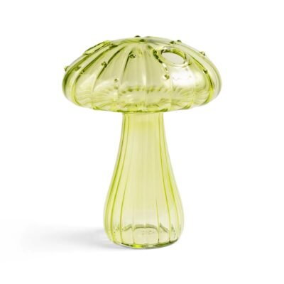 Modern Glass Mushroom Hydroponic Vase & Aromatherapy Diffuser Accent