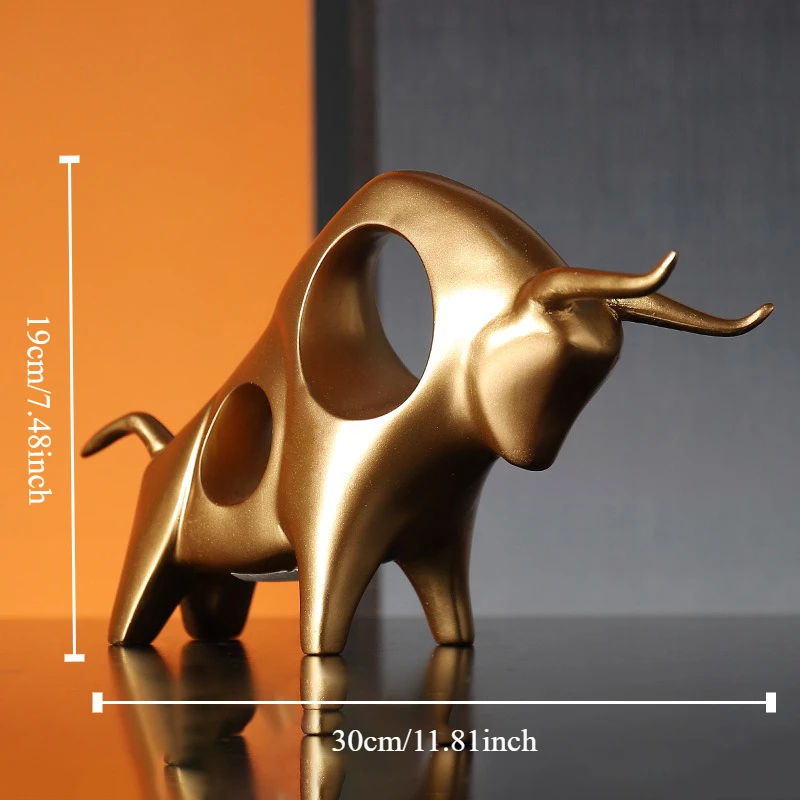 Niuqi Skyward Hollow Animal Resin Sculpture Desktop Ornament - Image 6