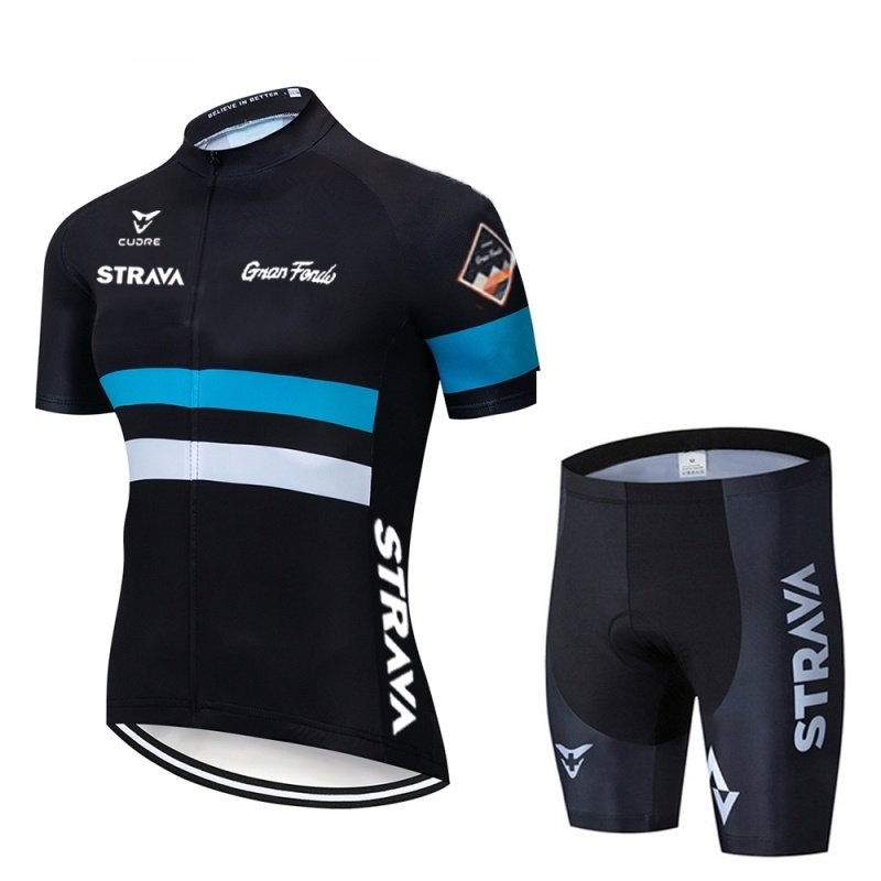 Men's Professional Cycling Jersey and Padded Bib Shorts Bike Clothing Set - Image 3