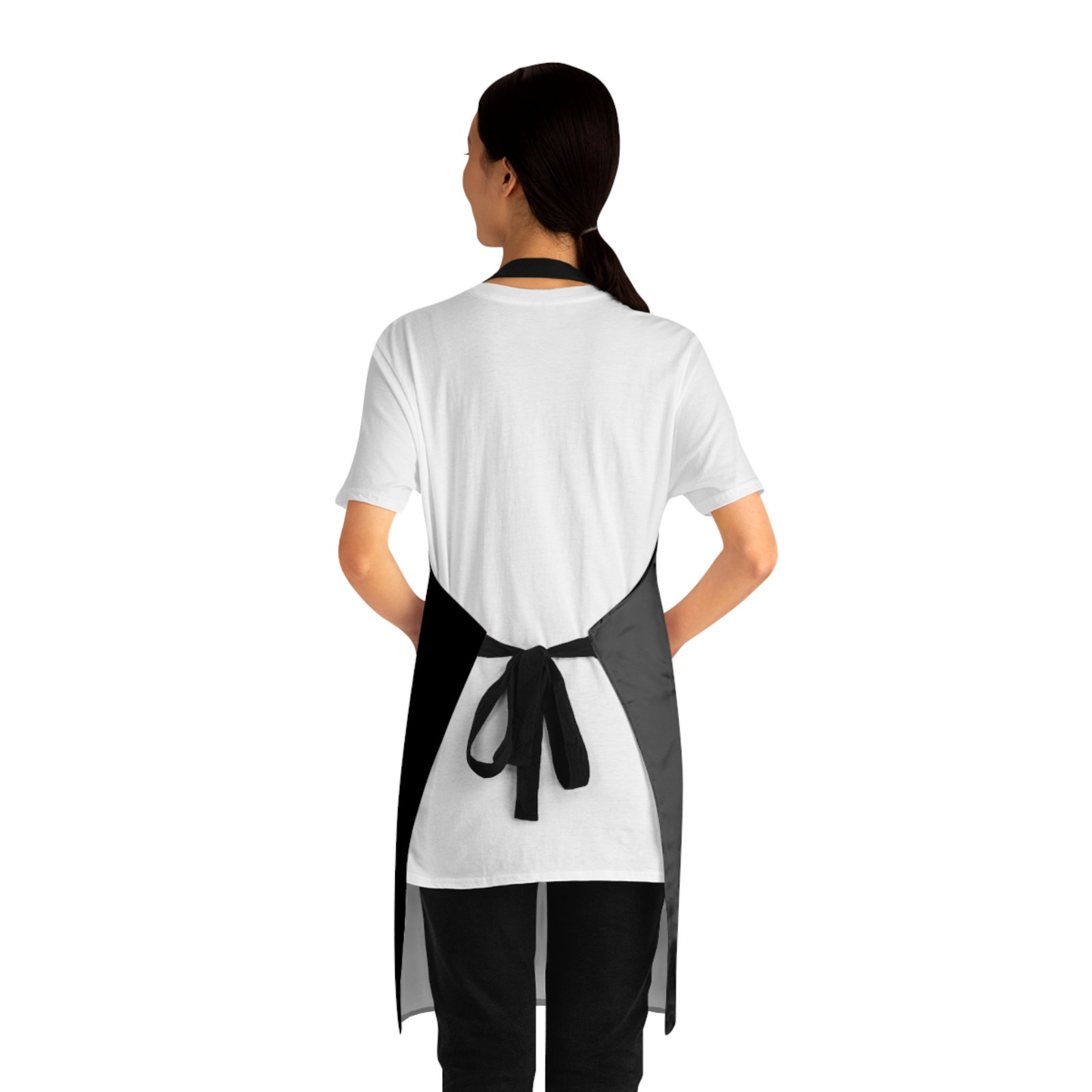 Chef & BBQ Apron with 'Soy Humano' Graphics and Front Pockets - Image 3