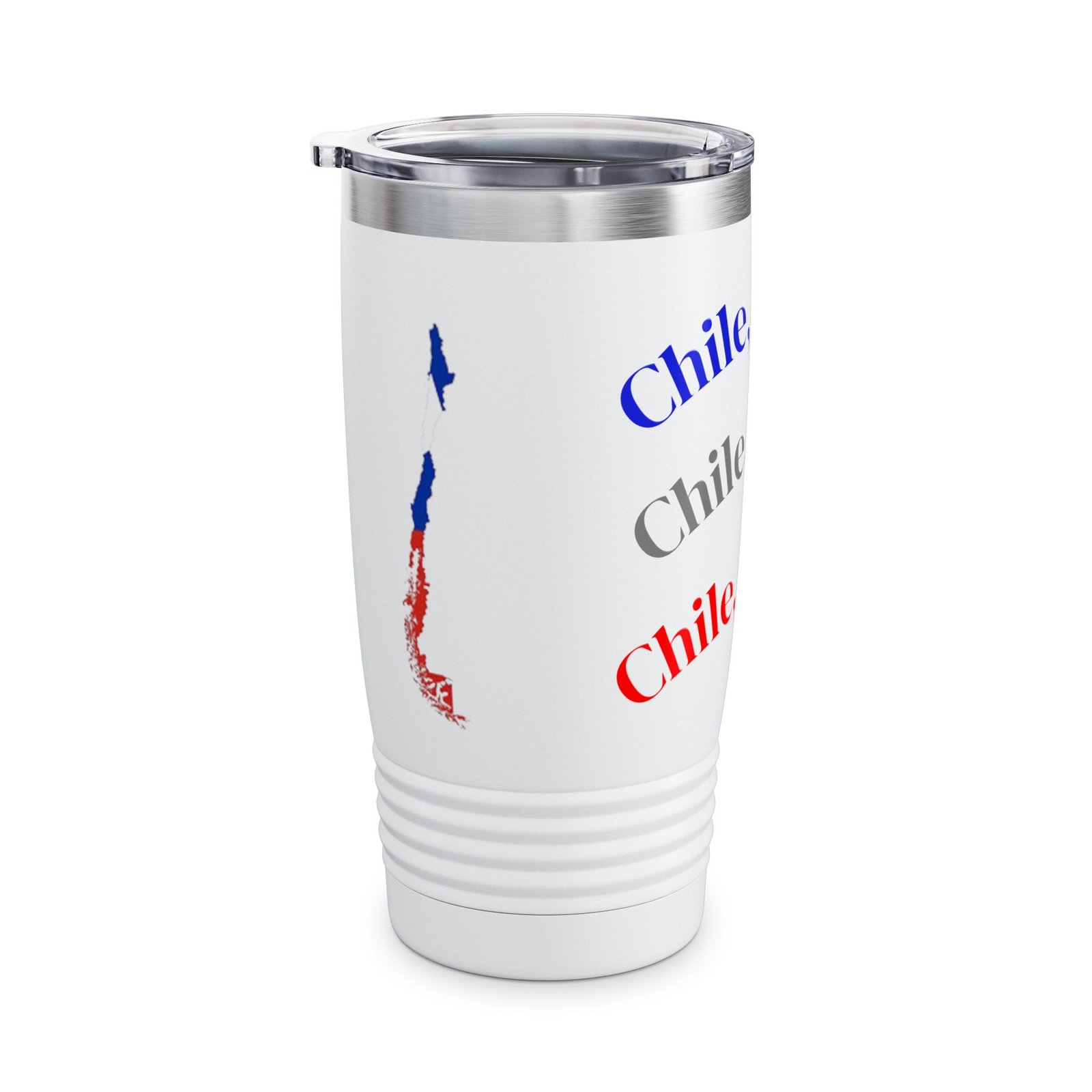 Chilean Pride 20oz Stainless Steel Ringneck Tumbler Travel Mug - Image 2
