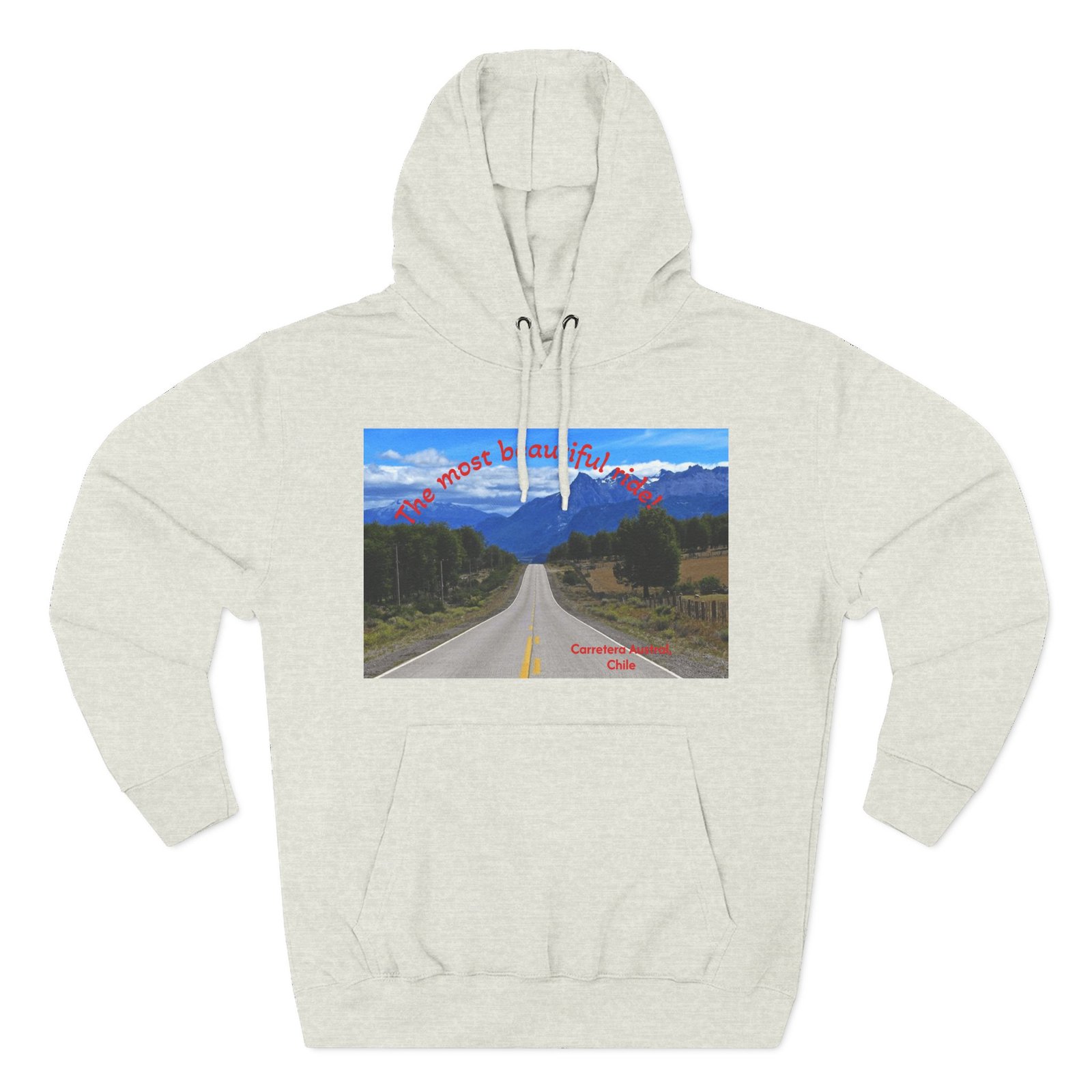 Scenic Adventure Three-Panel Fleece Hoodie with Kangaroo Pocket - Image 21