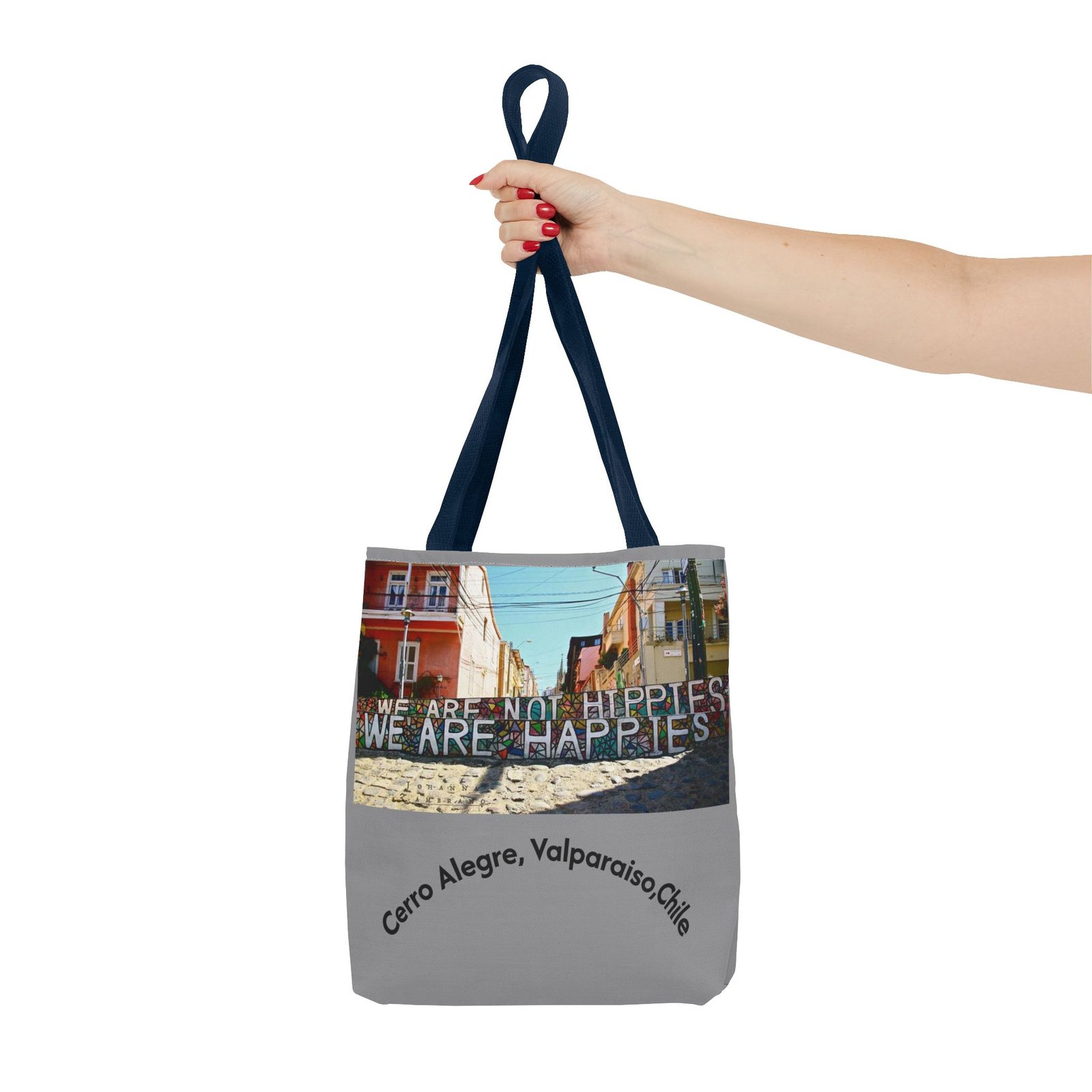 Vibrant Cerro Alegre Valparaíso Chile Travel & Beach Tote Bag - Image 28