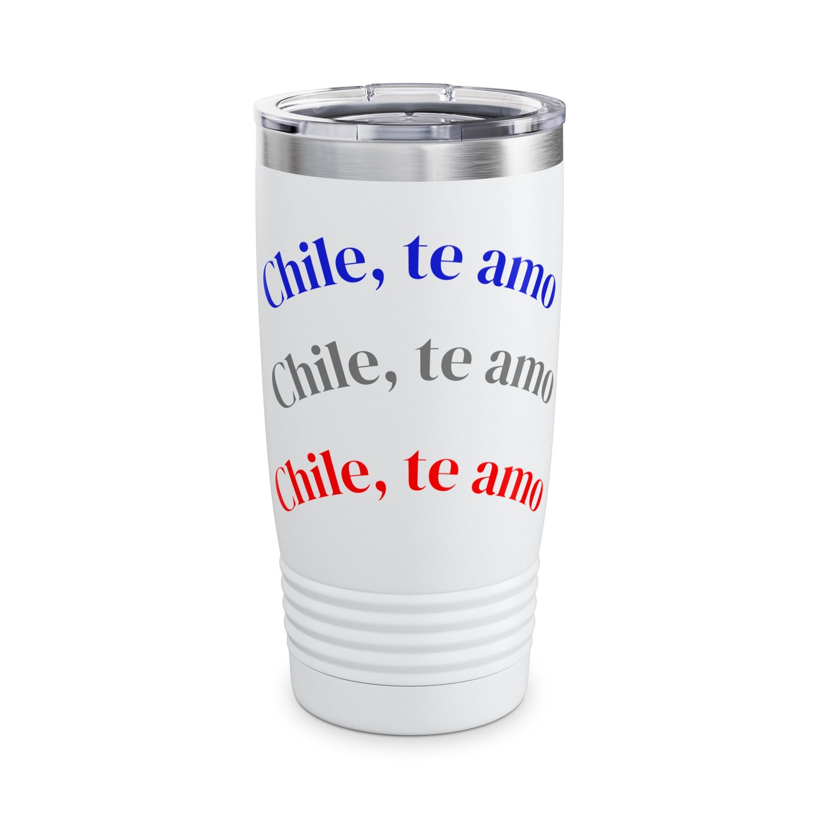 Chilean Pride 20oz Stainless Steel Ringneck Tumbler Travel Mug