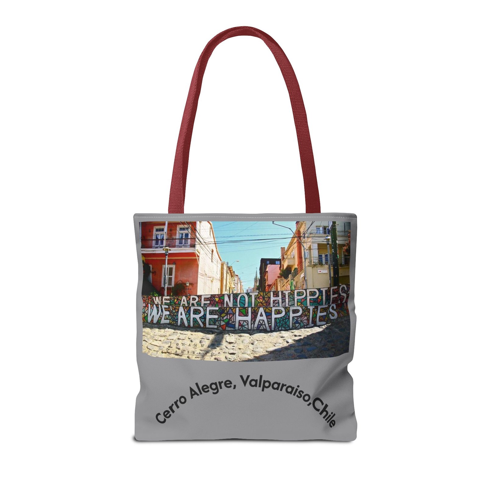 Vibrant Cerro Alegre Valparaíso Chile Travel & Beach Tote Bag - Image 18