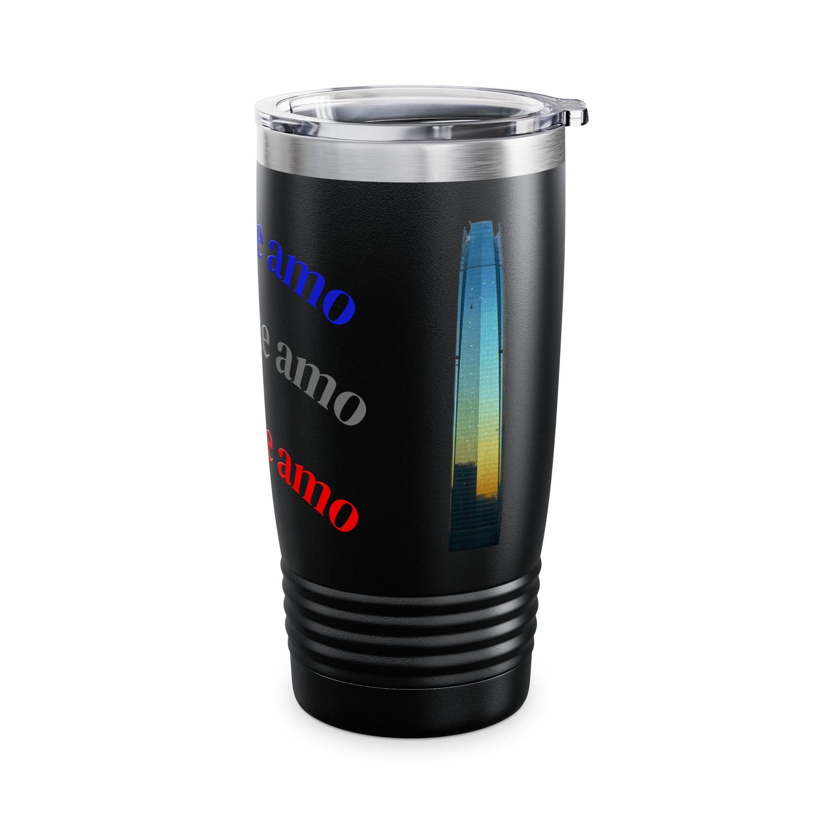 Chilean Pride 20oz Stainless Steel Ringneck Tumbler Travel Mug - Image 12