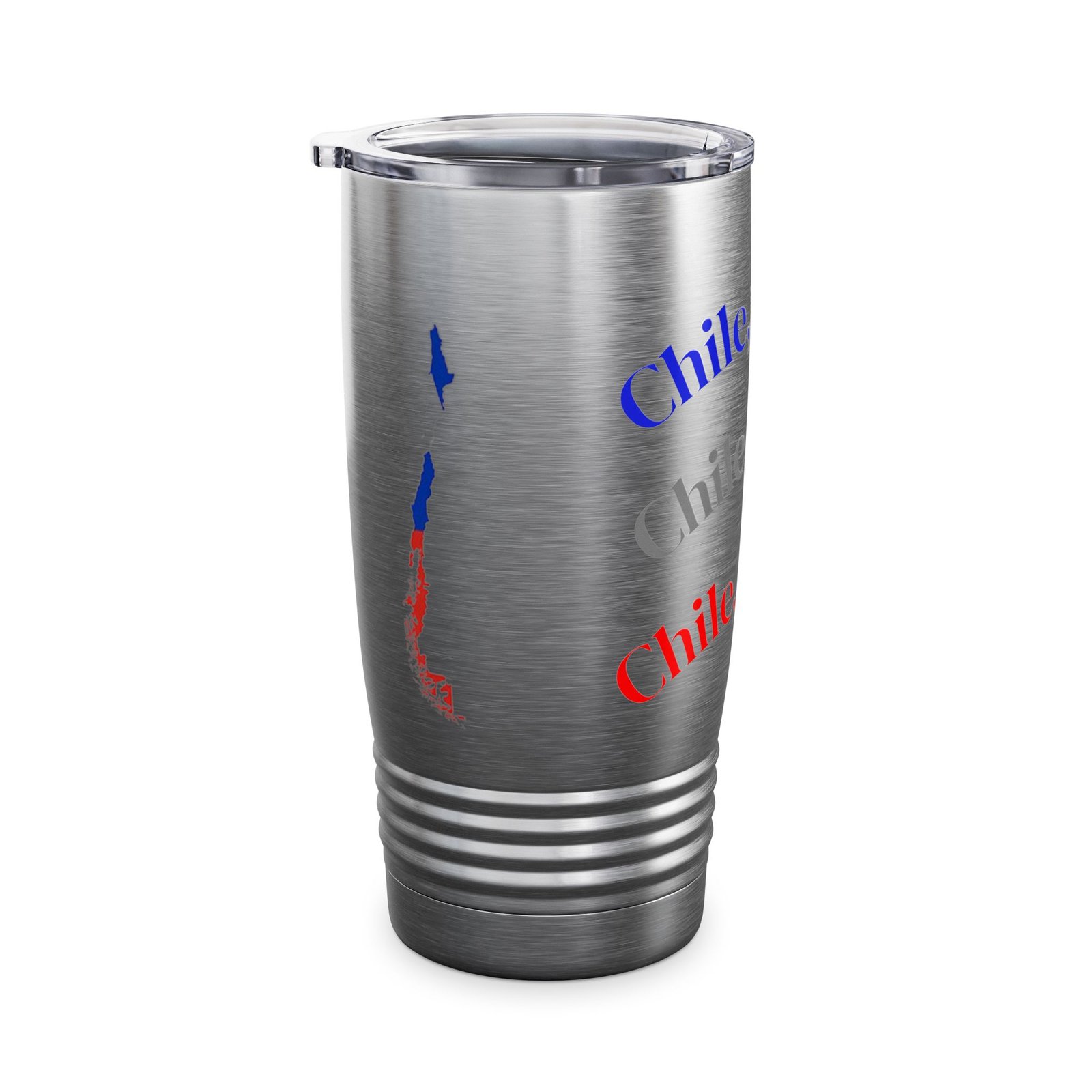 Chilean Pride 20oz Stainless Steel Ringneck Tumbler Travel Mug - Image 6