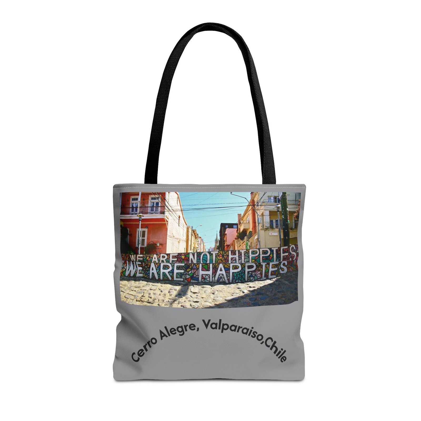 Vibrant Cerro Alegre Valparaíso Chile Travel & Beach Tote Bag - Image 5