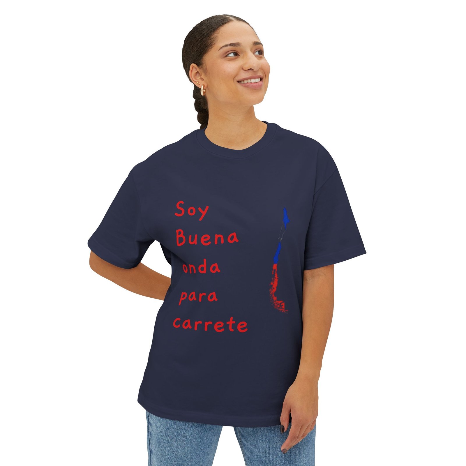 Chilean Pride Unisex T-Shirt | 'Soy Buena!' & Chilean Map - Image 35