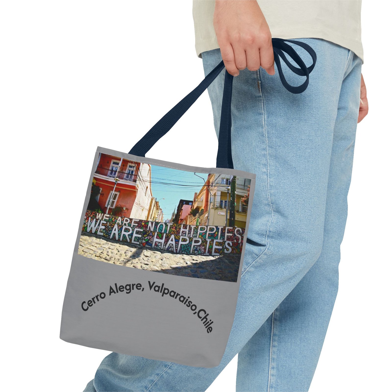 Vibrant Cerro Alegre Valparaíso Chile Travel & Beach Tote Bag - Image 27