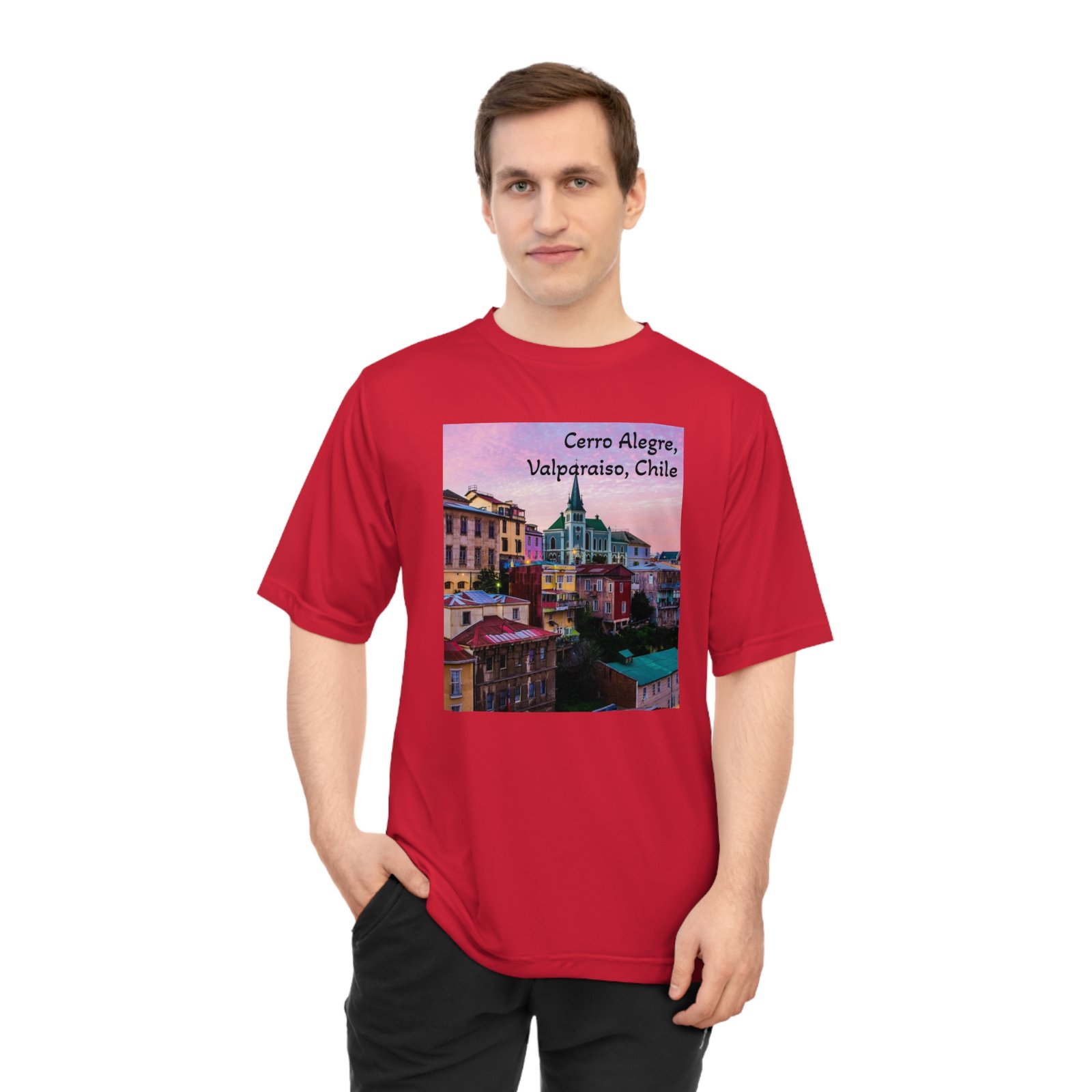 Cerro Alegre Valparaíso Unisex Graphic T-Shirt - Image 4