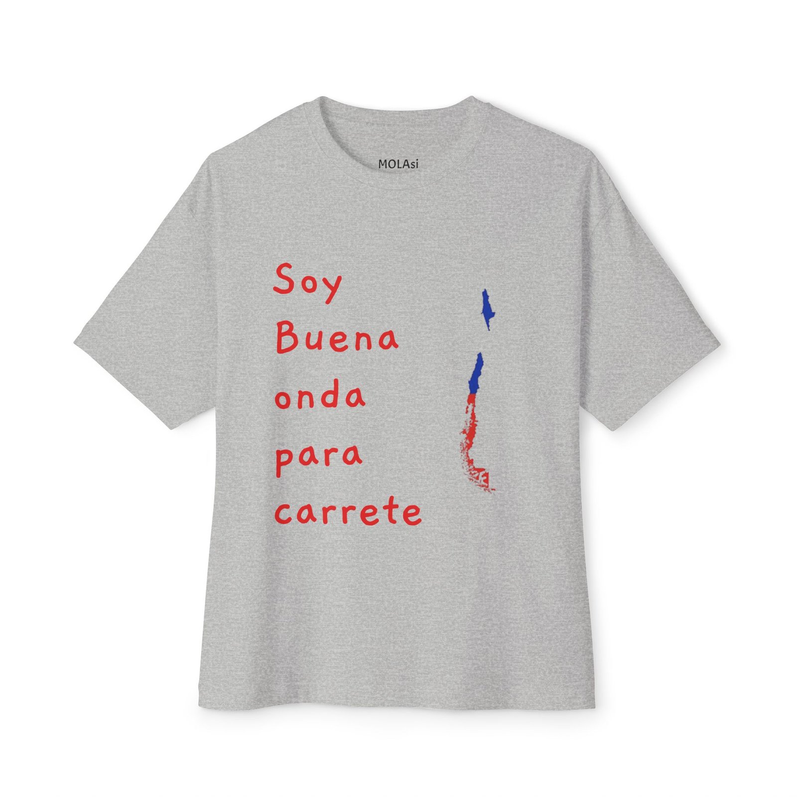 Chilean Pride Unisex T-Shirt | 'Soy Buena!' & Chilean Map - Image 2
