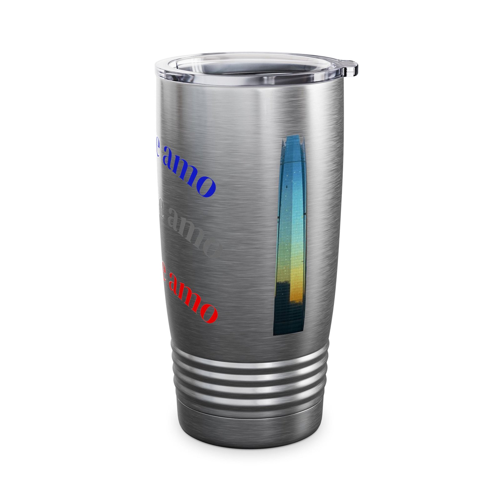 Chilean Pride 20oz Stainless Steel Ringneck Tumbler Travel Mug - Image 8