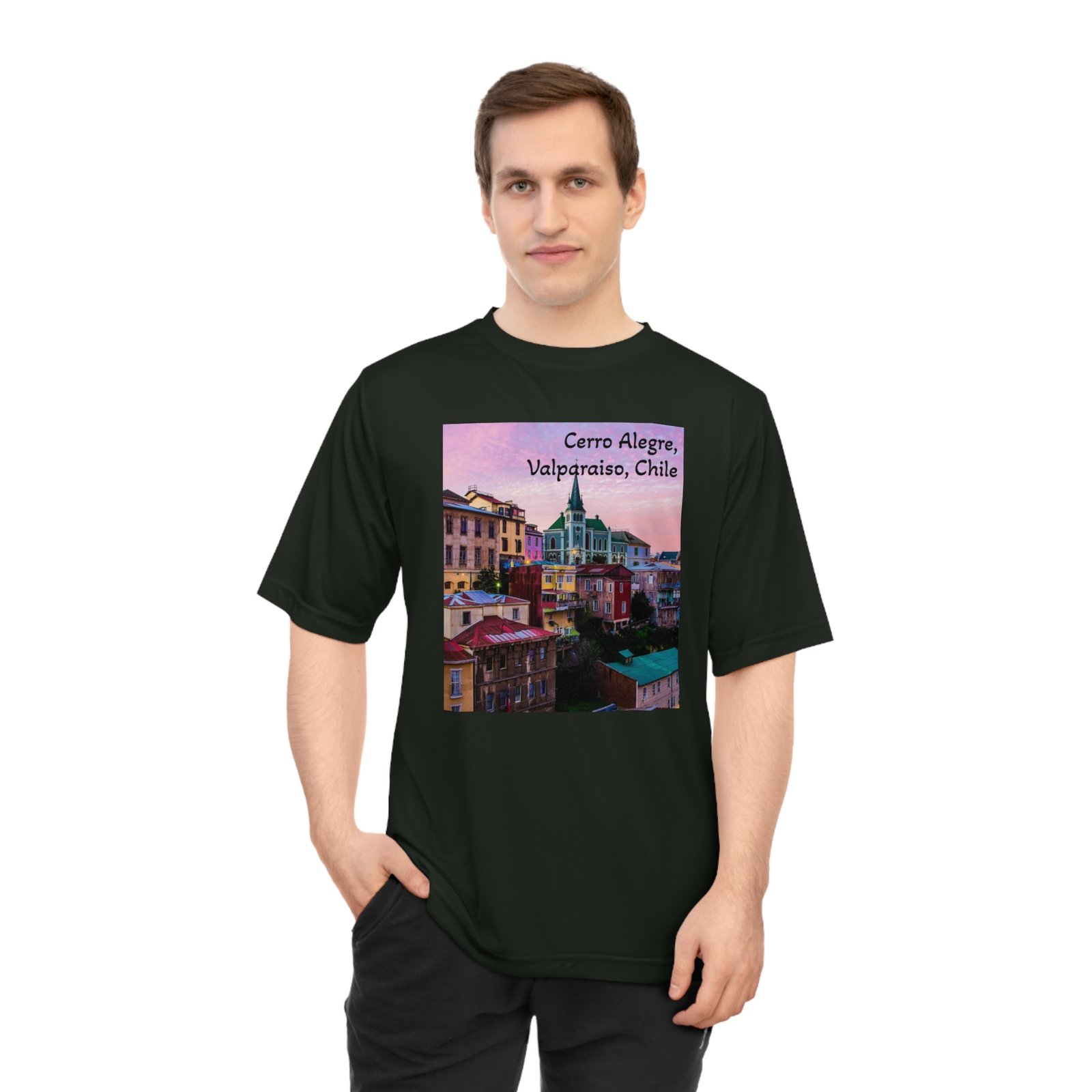 Cerro Alegre Valparaíso Unisex Graphic T-Shirt - Image 8