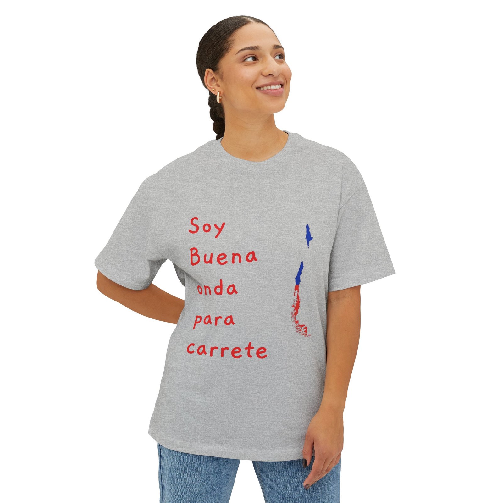Chilean Pride Unisex T-Shirt | 'Soy Buena!' & Chilean Map