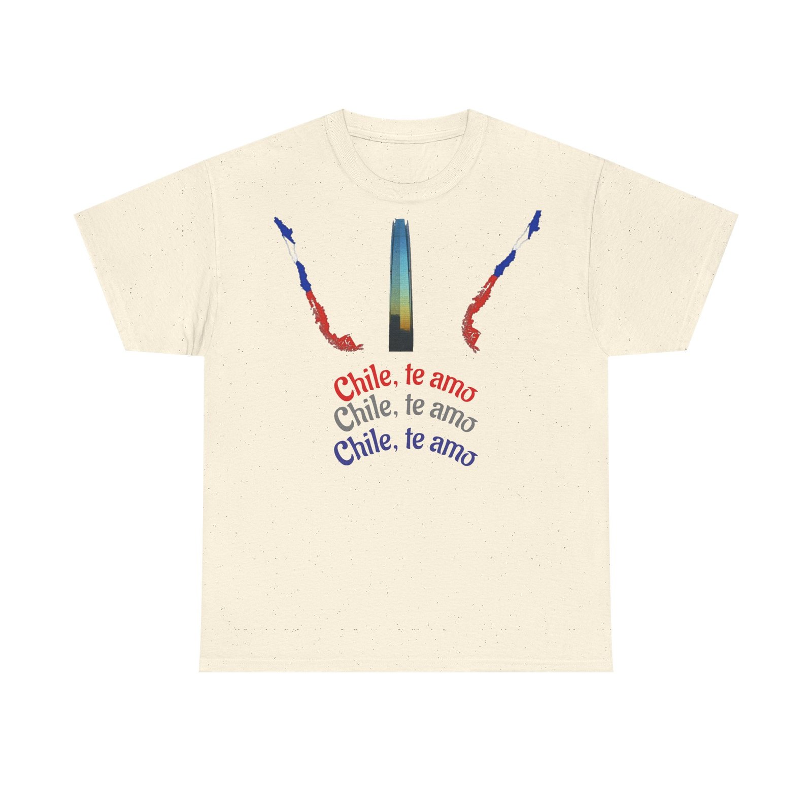 Chile Te Amo Unisex Heavy Cotton T-Shirt | Chilean Cultural Pride Tee - Image 17