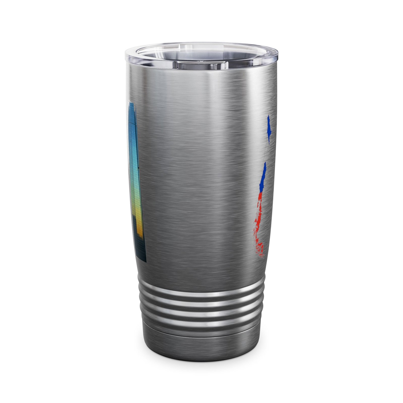 Chilean Pride 20oz Stainless Steel Ringneck Tumbler Travel Mug - Image 7