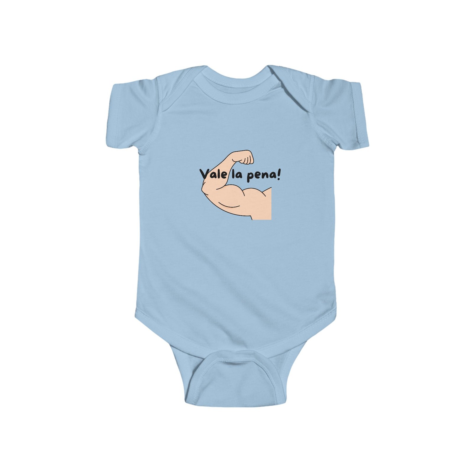 'Vale La Pena' Infant Fine Jersey One-Piece Baby Bodysuit - Image 10