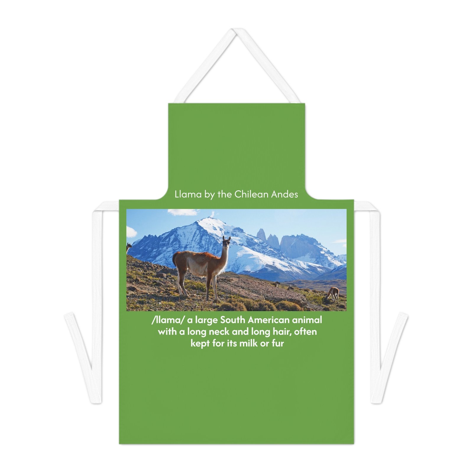 Llama-Inspired Artisan Adult Apron - Image 2