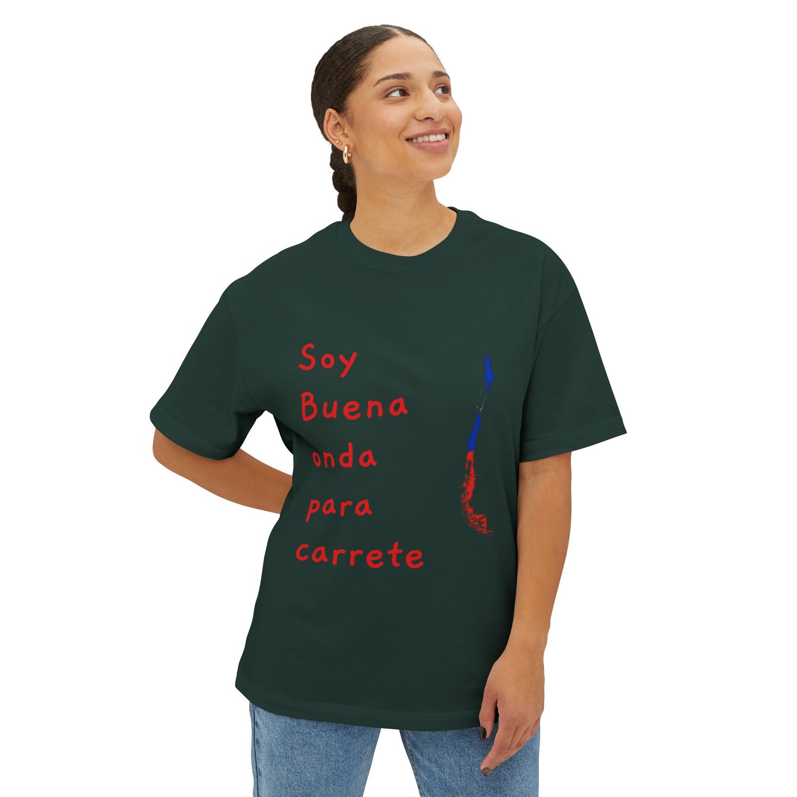 Chilean Pride Unisex T-Shirt | 'Soy Buena!' & Chilean Map - Image 31