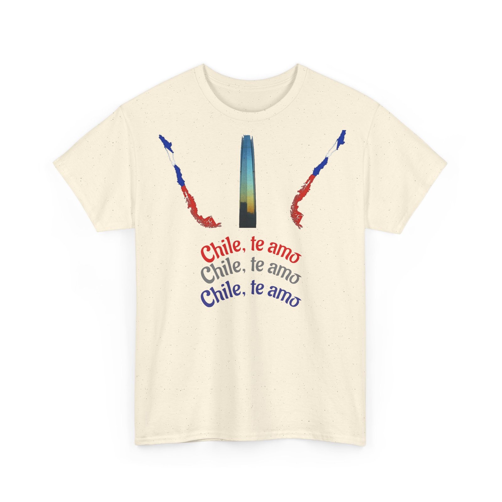 Chile Te Amo Unisex Heavy Cotton T-Shirt | Chilean Cultural Pride Tee - Image 19