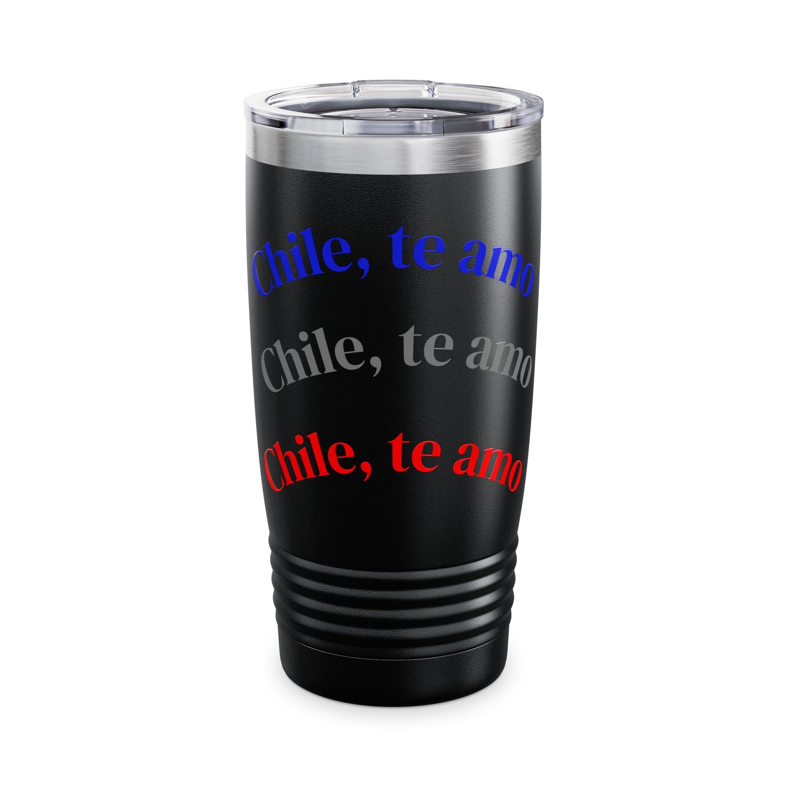 Chilean Pride 20oz Stainless Steel Ringneck Tumbler Travel Mug - Image 9
