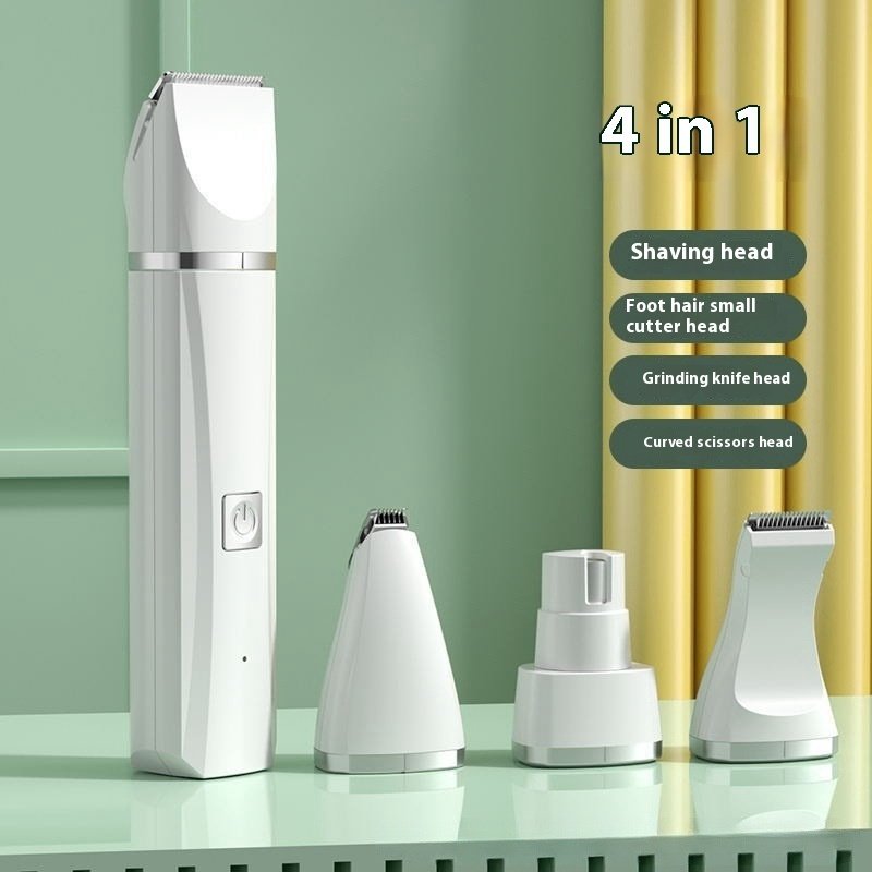 4-in-1 Rechargeable Multi-Blade Pet Grooming Shaver & Nail Grinder Set - Image 3