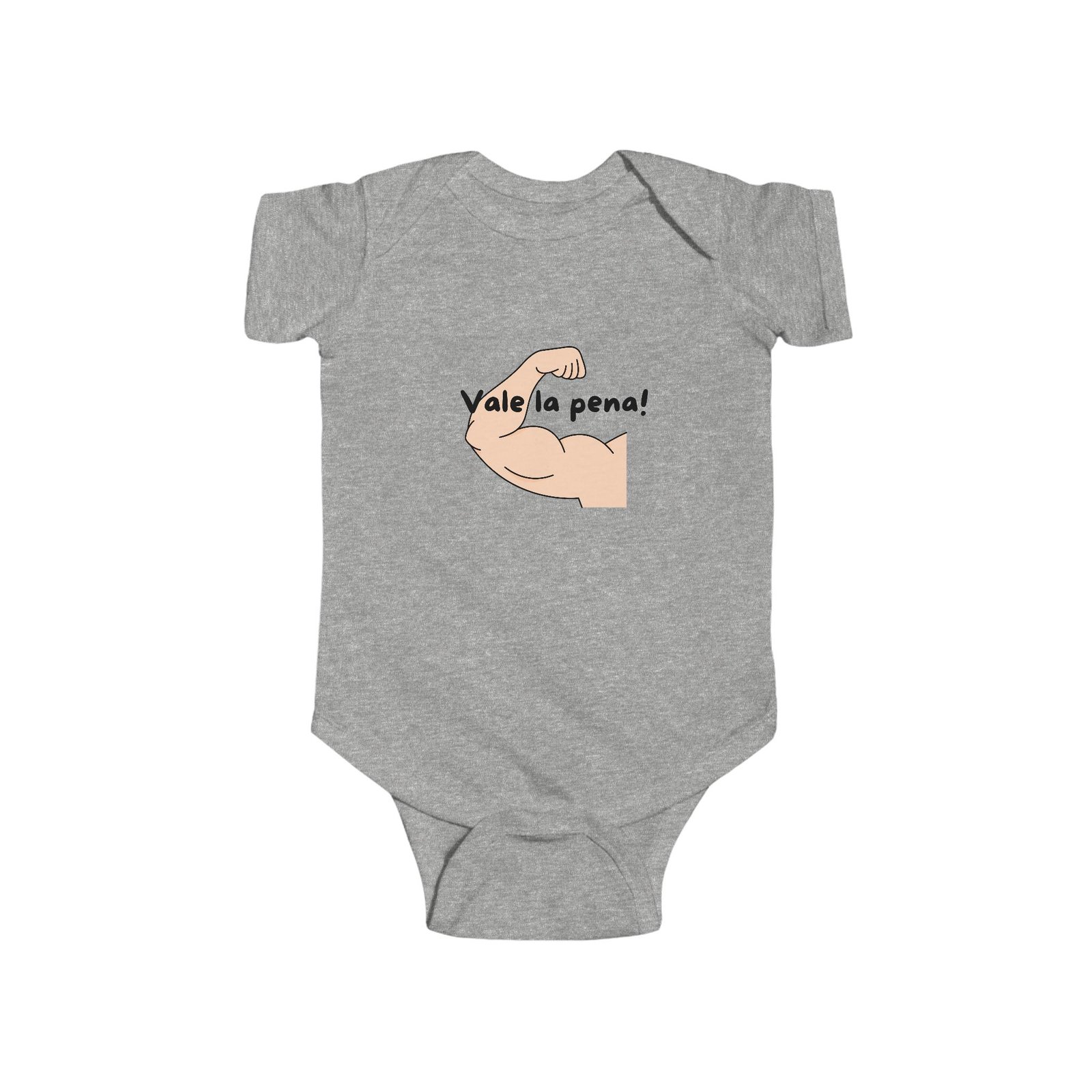 'Vale La Pena' Infant Fine Jersey One-Piece Baby Bodysuit - Image 7