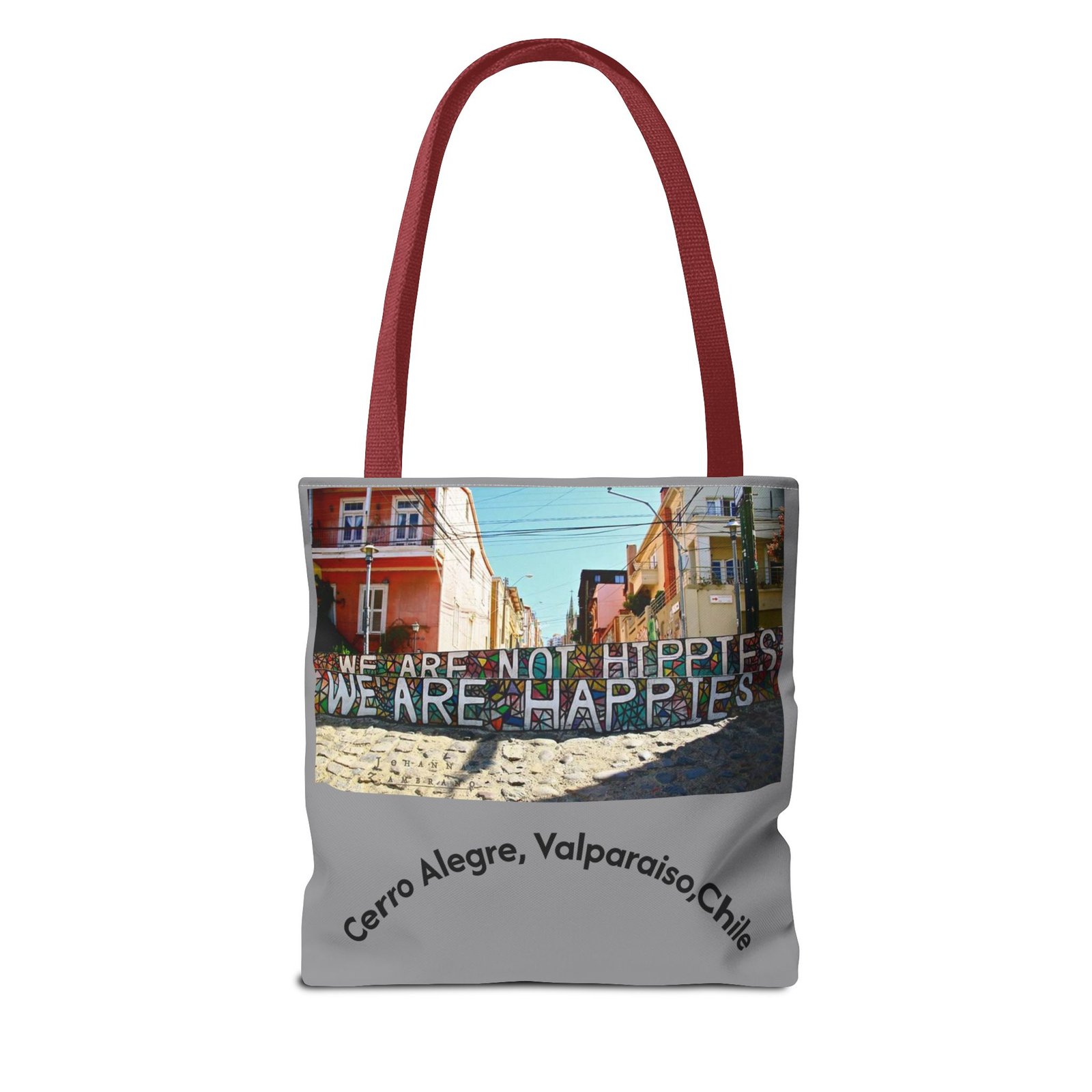 Vibrant Cerro Alegre Valparaíso Chile Travel & Beach Tote Bag - Image 14