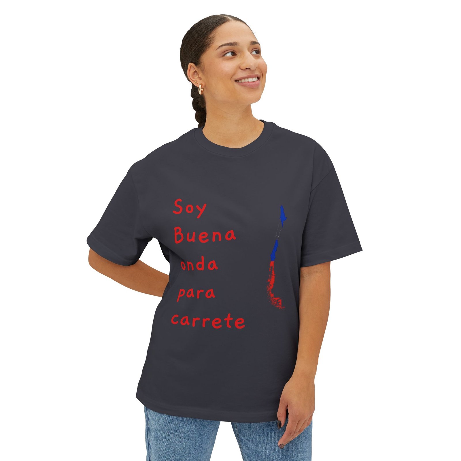 Chilean Pride Unisex T-Shirt | 'Soy Buena!' & Chilean Map - Image 27