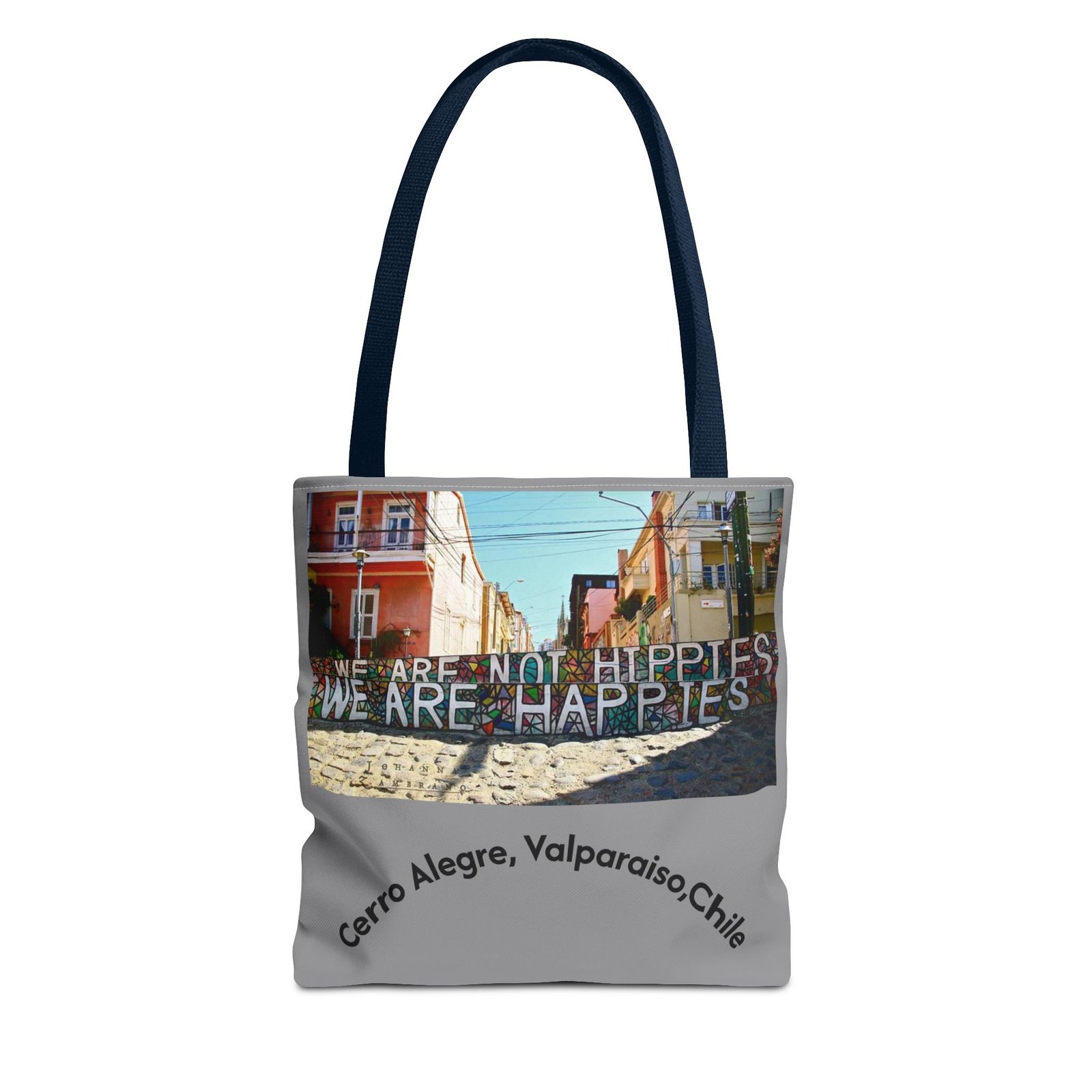 Vibrant Cerro Alegre Valparaíso Chile Travel & Beach Tote Bag - Image 25