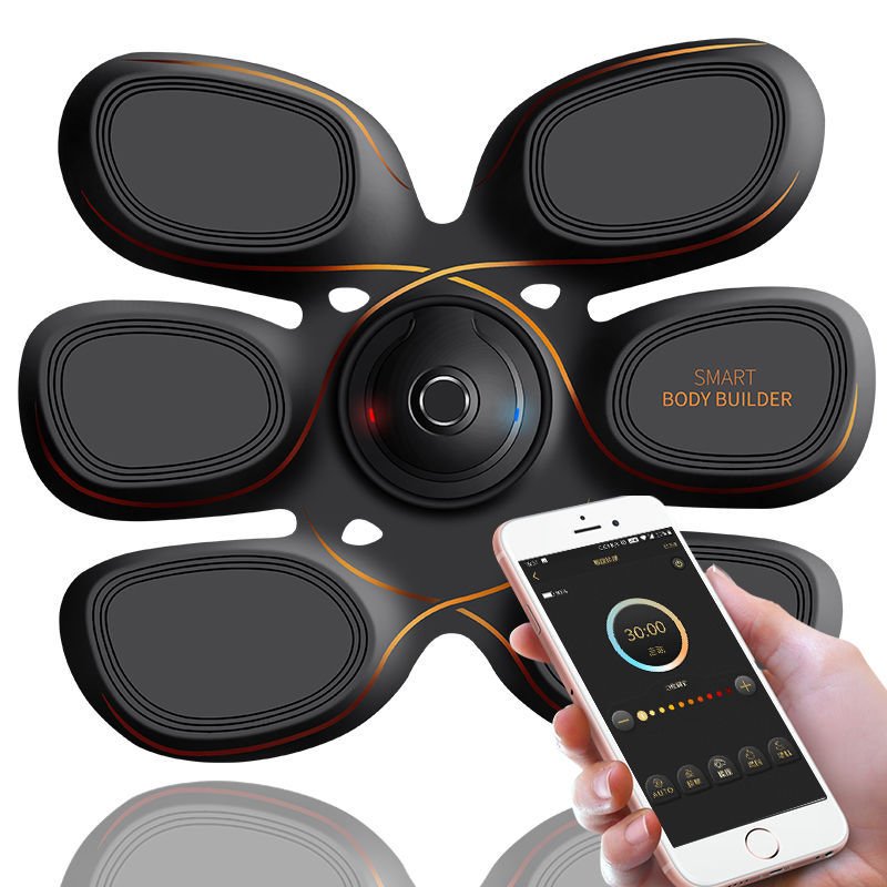Intelligent EMS Abdominal Muscle Stimulator Belt and Fitness Trainer Kit