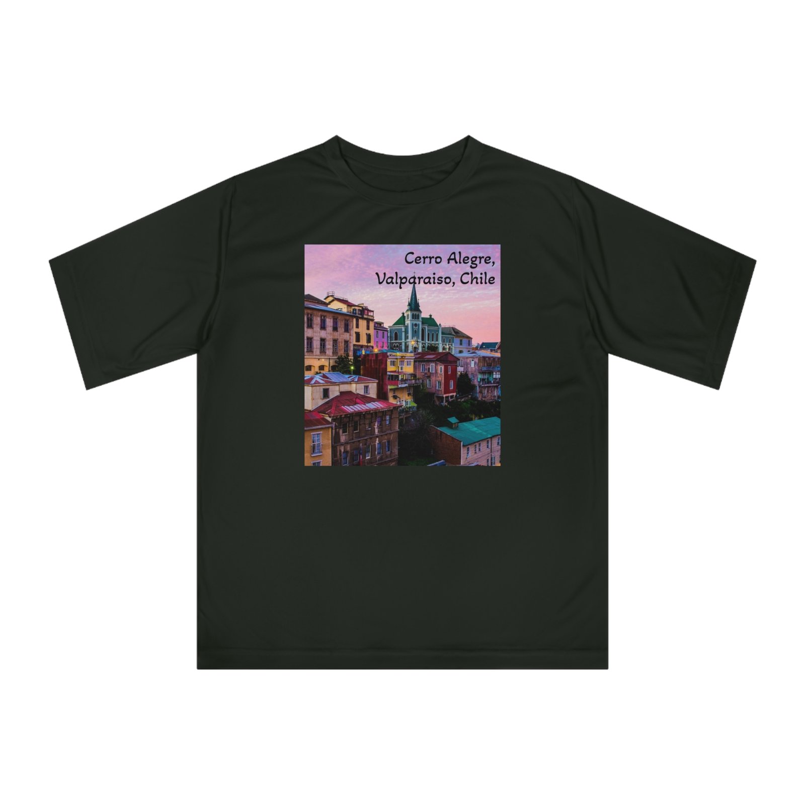 Cerro Alegre Valparaíso Unisex Graphic T-Shirt - Image 5