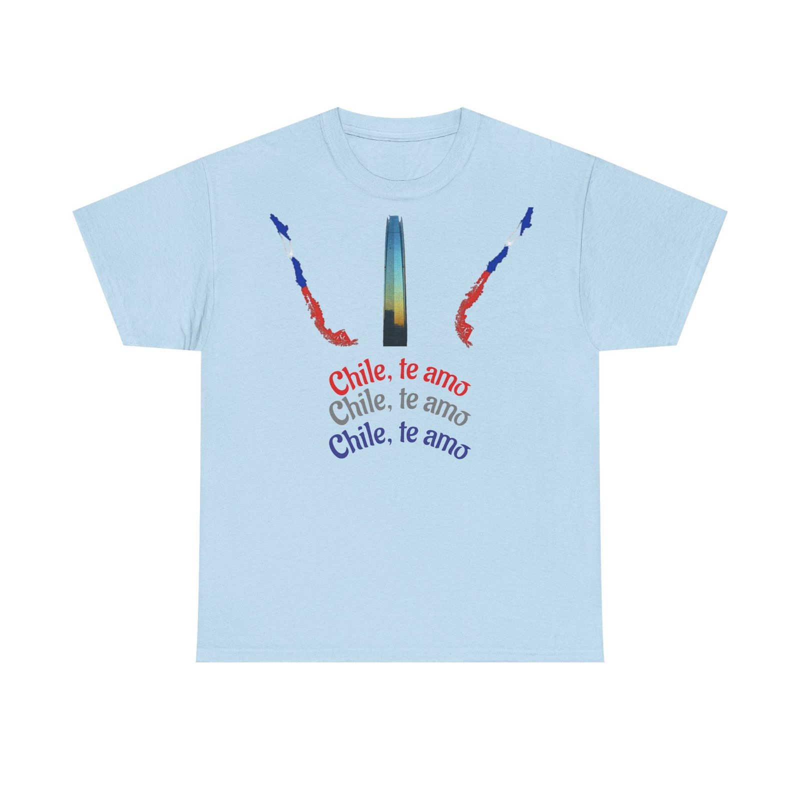 Chile Te Amo Unisex Heavy Cotton T-Shirt | Chilean Cultural Pride Tee - Image 21