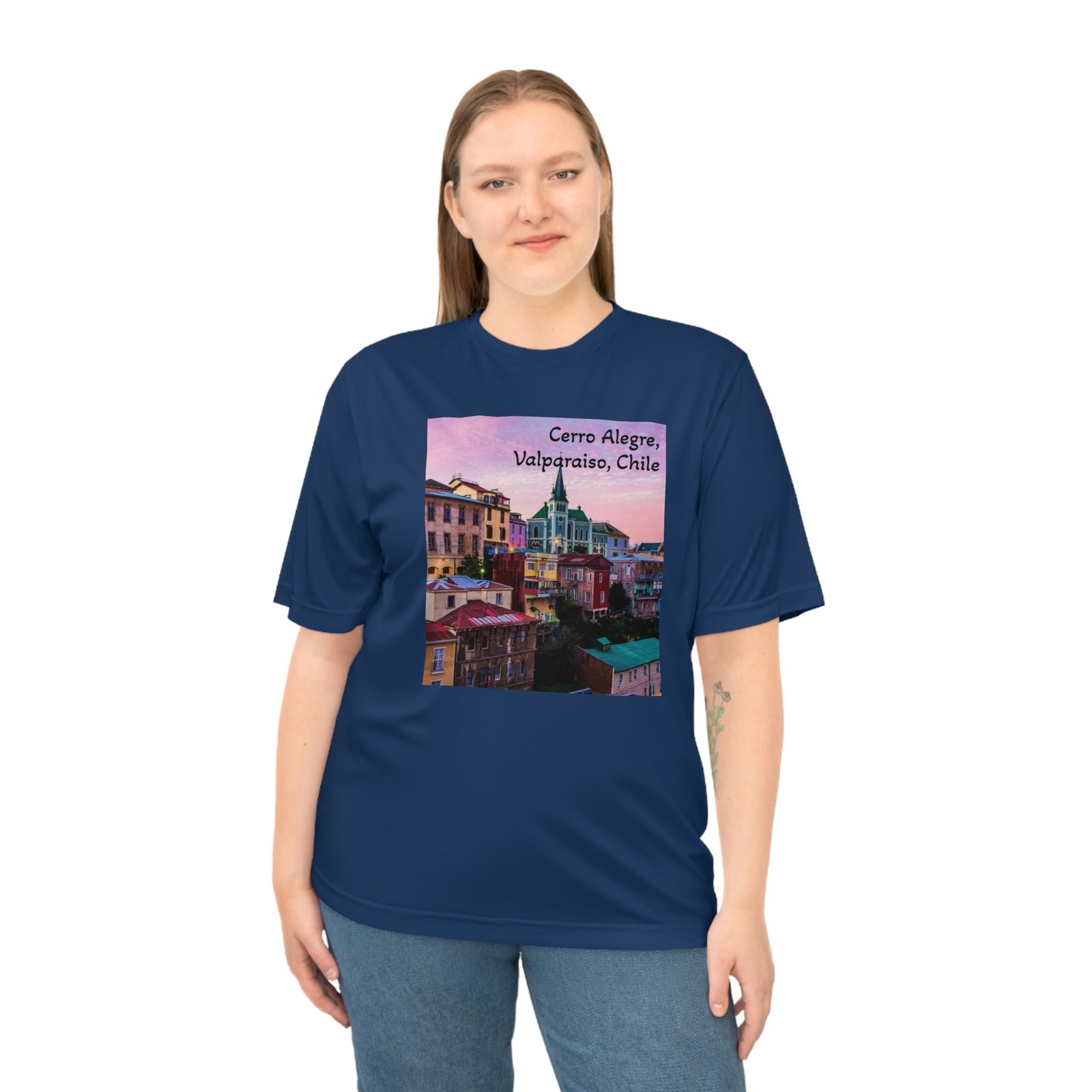 Cerro Alegre Valparaíso Unisex Graphic T-Shirt - Image 11