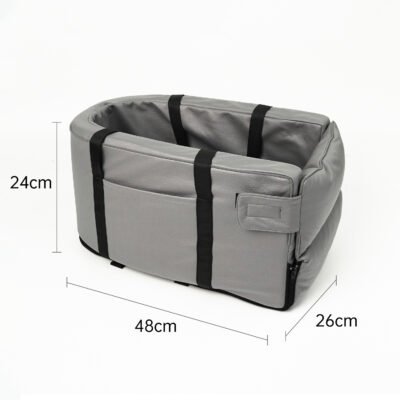 2-in-1 Travel Car Seat Pet Carrier & Shoulder Outing Kennel Bag