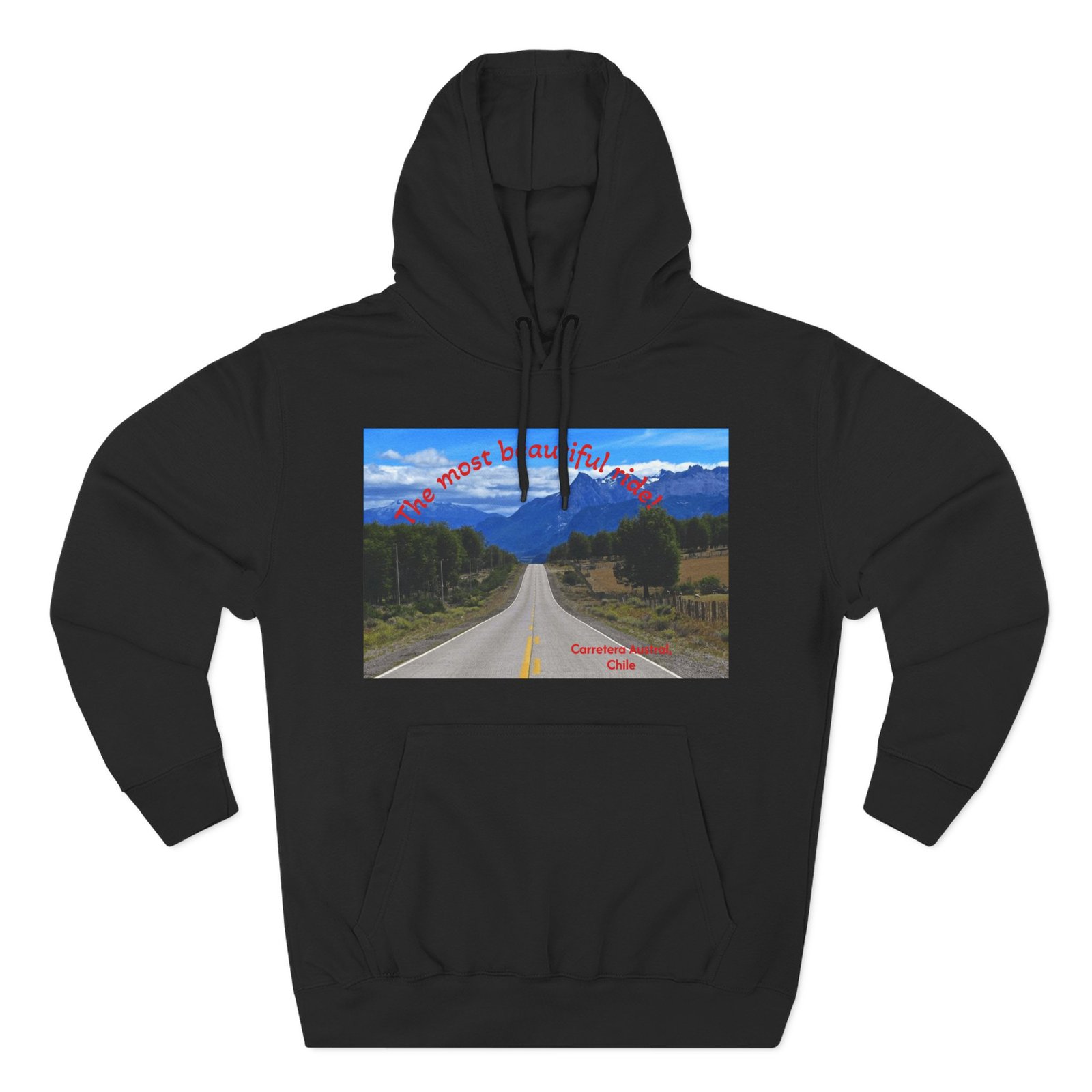 Scenic Adventure Three-Panel Fleece Hoodie with Kangaroo Pocket - Image 13