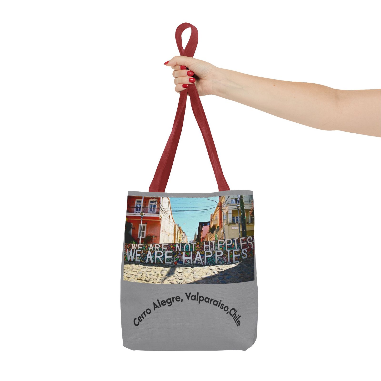 Vibrant Cerro Alegre Valparaíso Chile Travel & Beach Tote Bag - Image 16