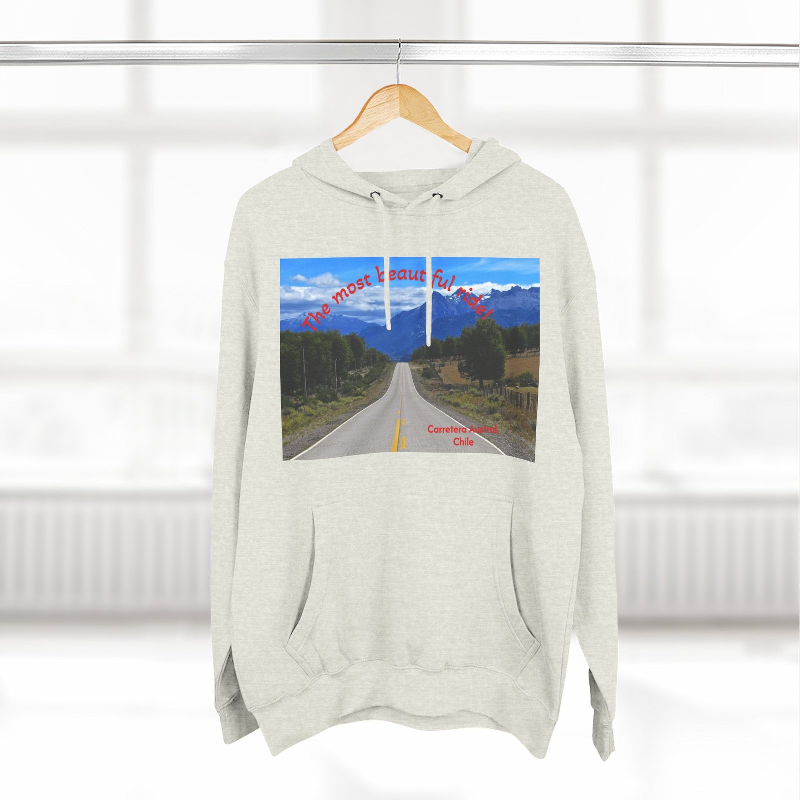 Scenic Adventure Three-Panel Fleece Hoodie with Kangaroo Pocket - Image 24