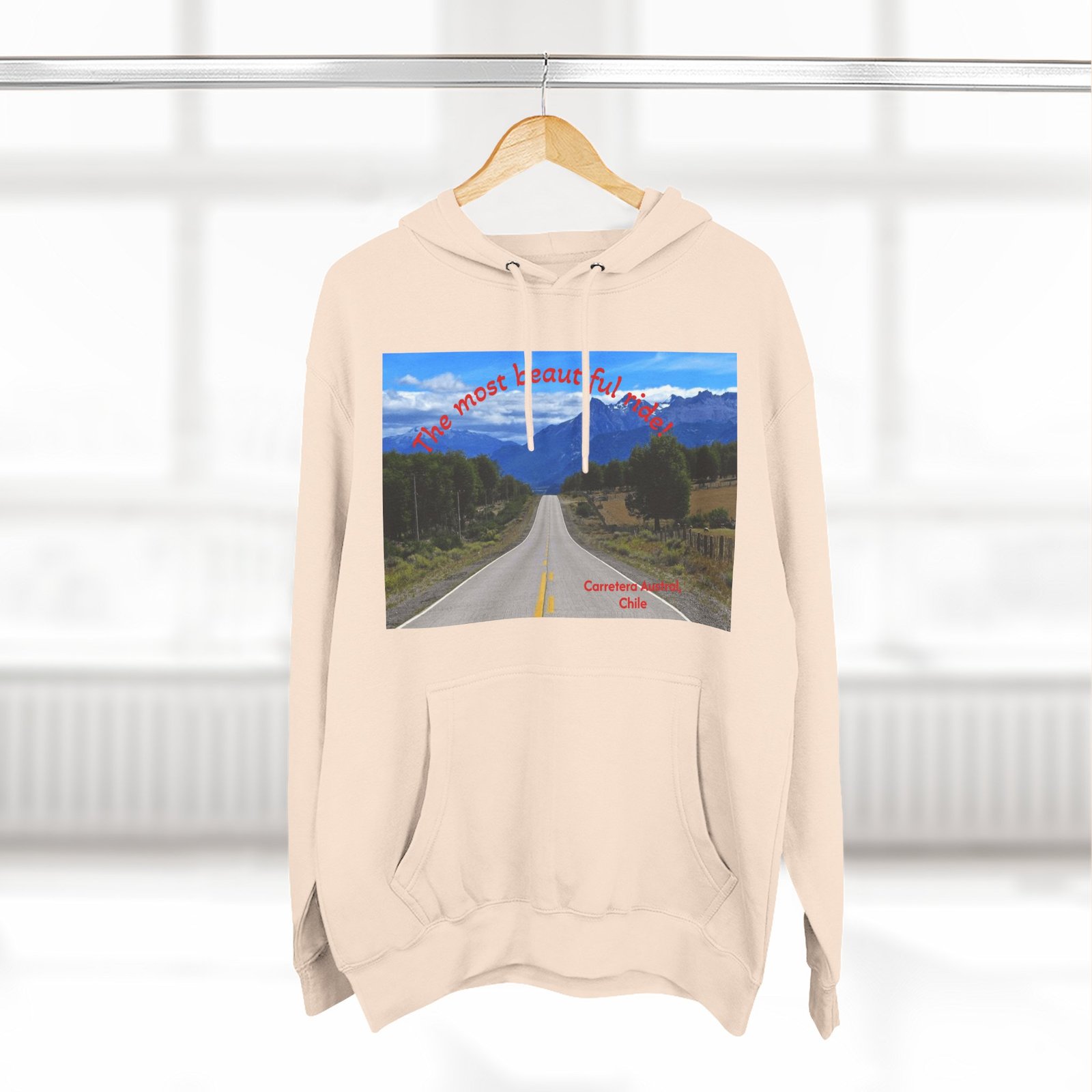 Scenic Adventure Three-Panel Fleece Hoodie with Kangaroo Pocket - Image 20