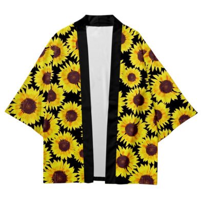 Men's Loose Fit Japanese Style Open-Front Cardigan Jacket