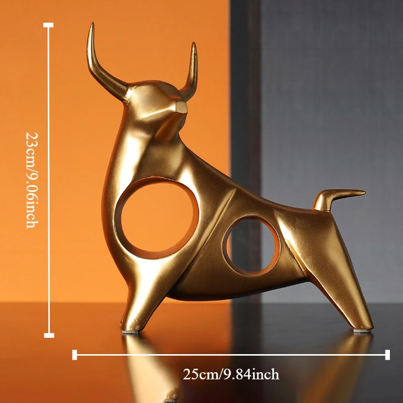Niuqi Skyward Hollow Animal Resin Sculpture Desktop Ornament - Image 5