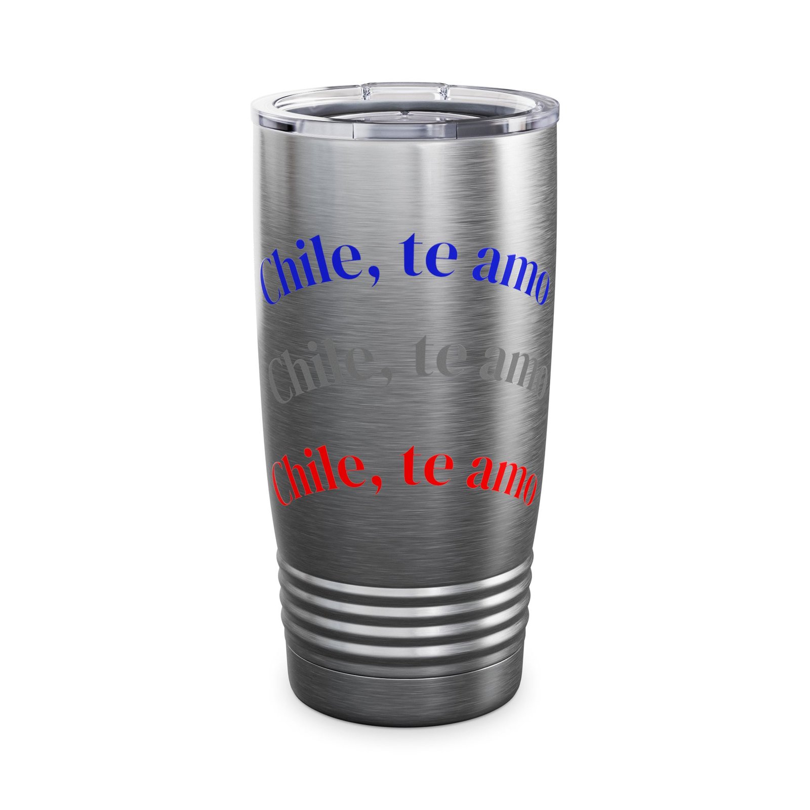 Chilean Pride 20oz Stainless Steel Ringneck Tumbler Travel Mug - Image 5