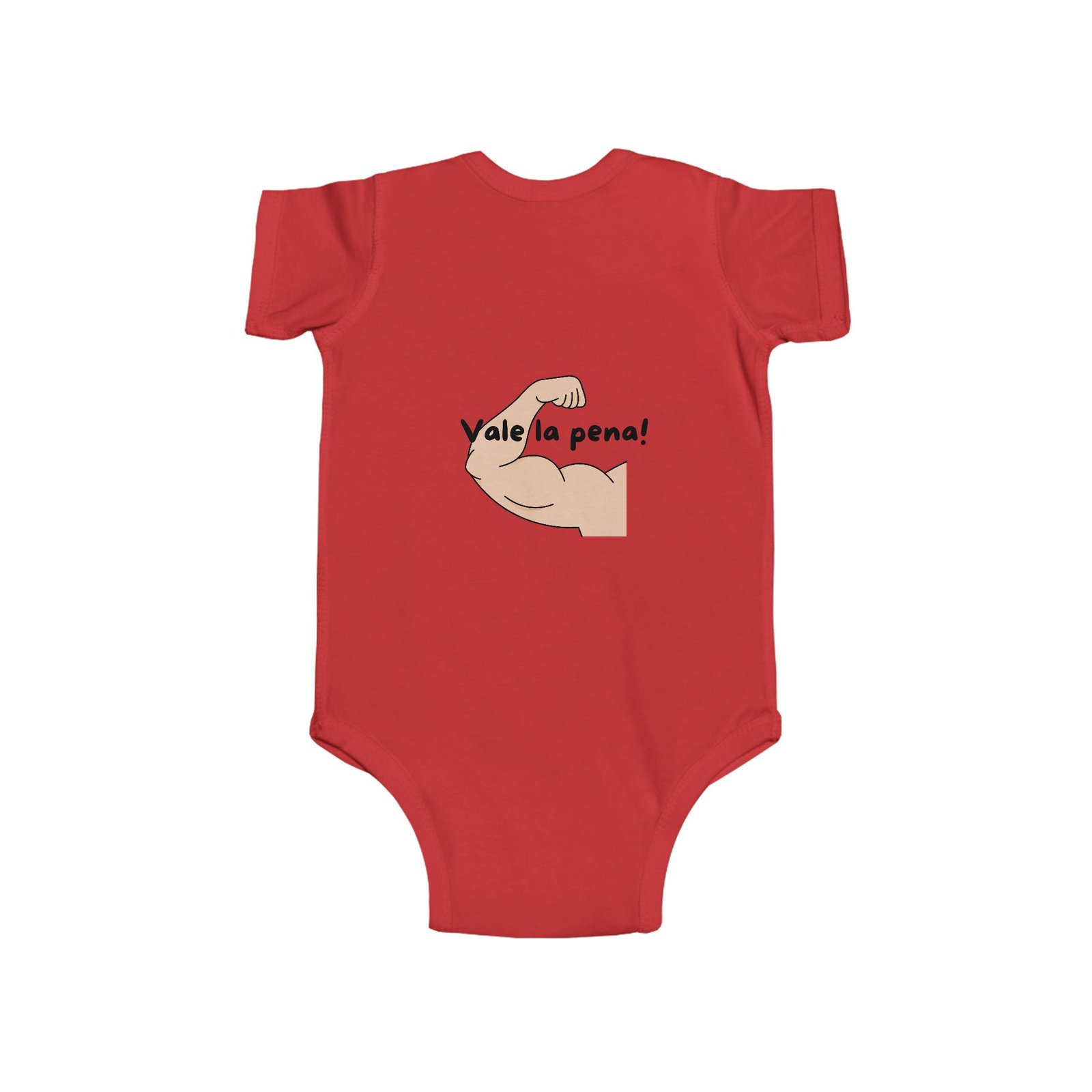 'Vale La Pena' Infant Fine Jersey One-Piece Baby Bodysuit - Image 2