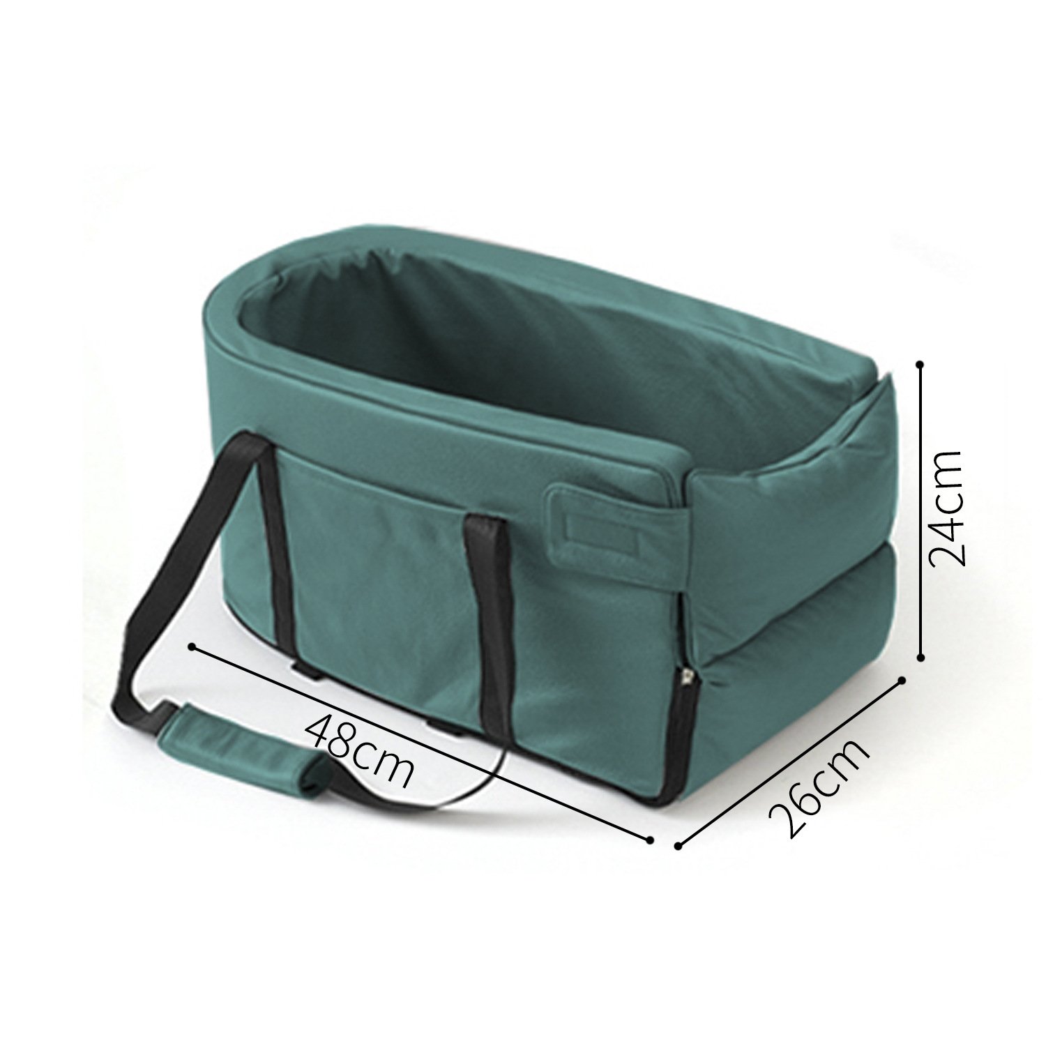 2-in-1 Travel Car Seat Pet Carrier & Shoulder Outing Kennel Bag - Image 6