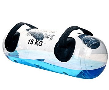 Transparent Cylindrical Aqua Fitness Water Bag for Weightlifting and Core Training - Image 5